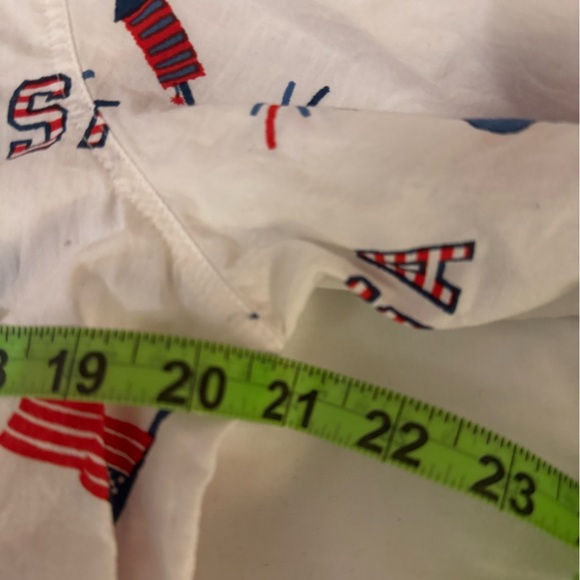 USA Patriotic Shirt 🇺🇸 unisex, but listed under men’s for sizing! Red White&Blue - Picture 5 of 10